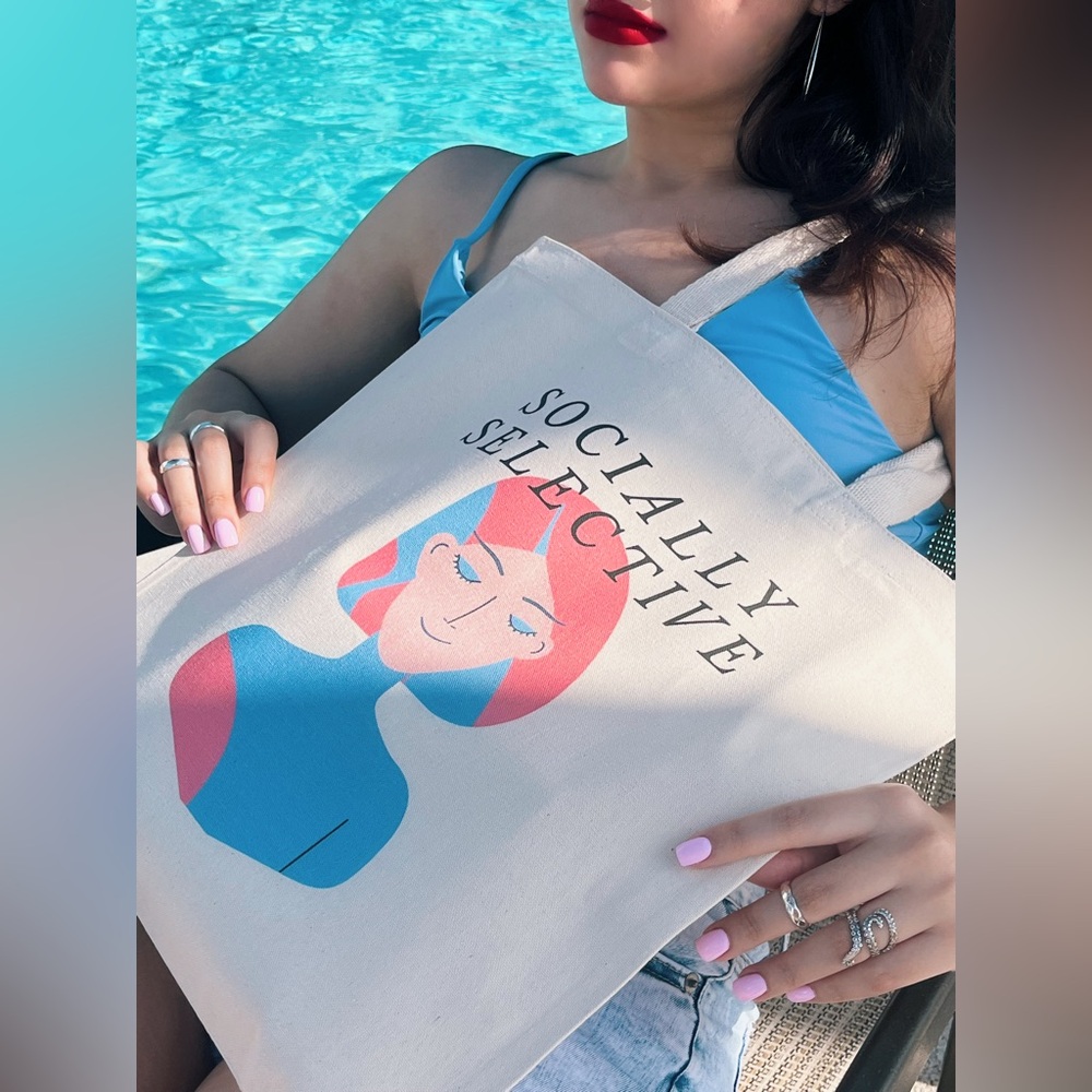 Socially Selective Tote Bag
